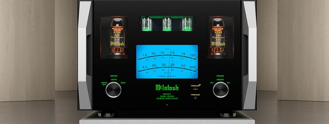 Amplificatore Dual Mono McIntosh MC451. Un'esperienza sonora straordinaria.